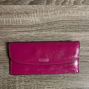 Coach Continental Wallet Slim - Pink
